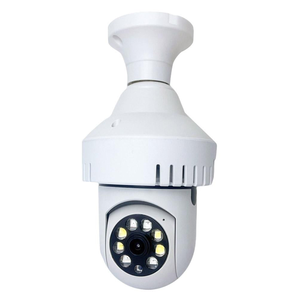 1080P Wifi Camera With Night Vision And Two-Way Voice - Smoke Alarm Bulb