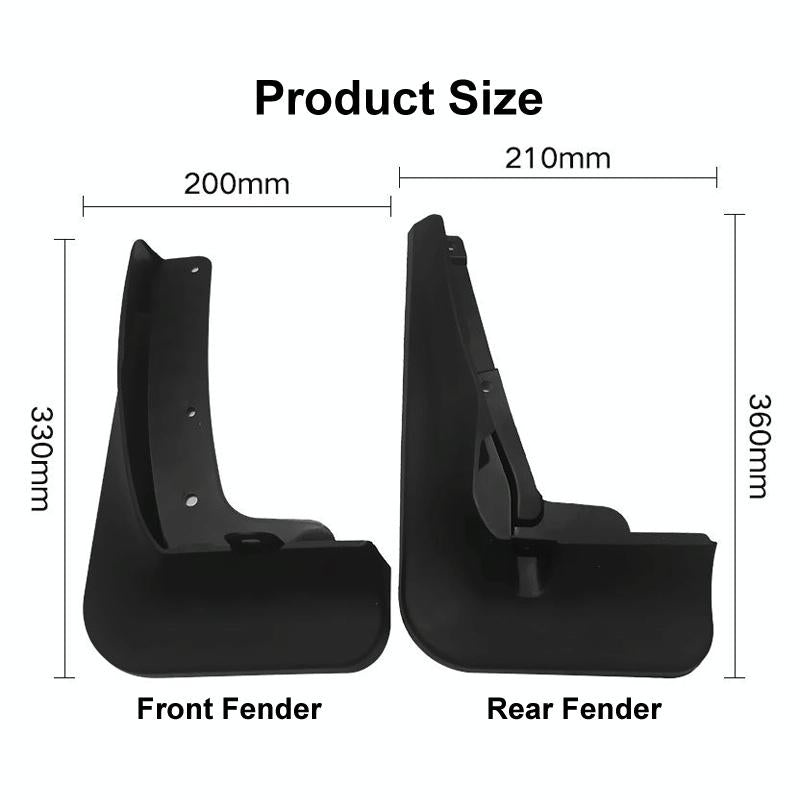 For Toyota Highlander 2021-2022 4Pcs / Set Car Auto Soft Plastic Splash Flaps Fender Guard