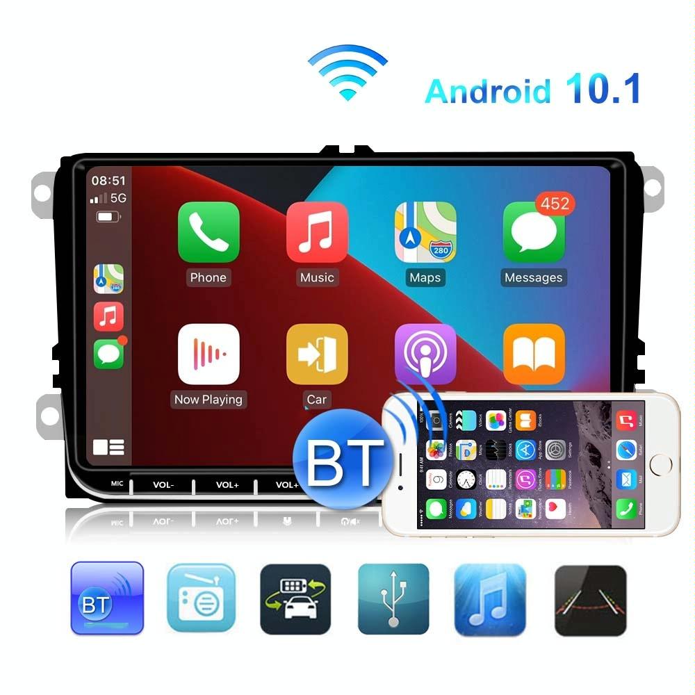 9 Inch Carplay Android10.0 Navigator Player + Ahd Camera - Volkswagen 1 + 16G
