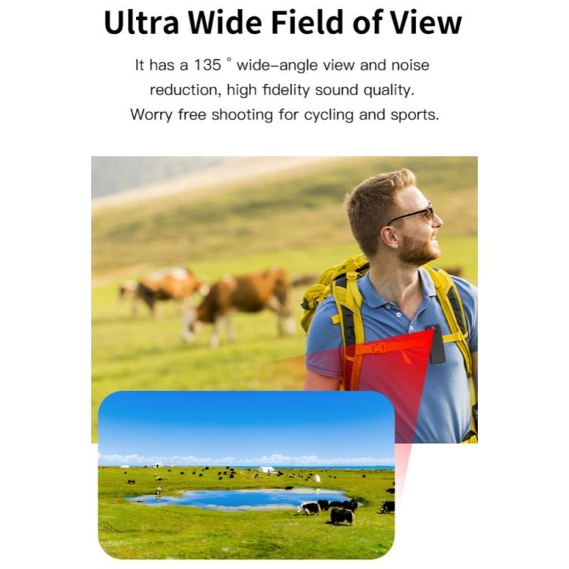 Outdoor Sports Video Camera With Night Vision And Rotatable Lens