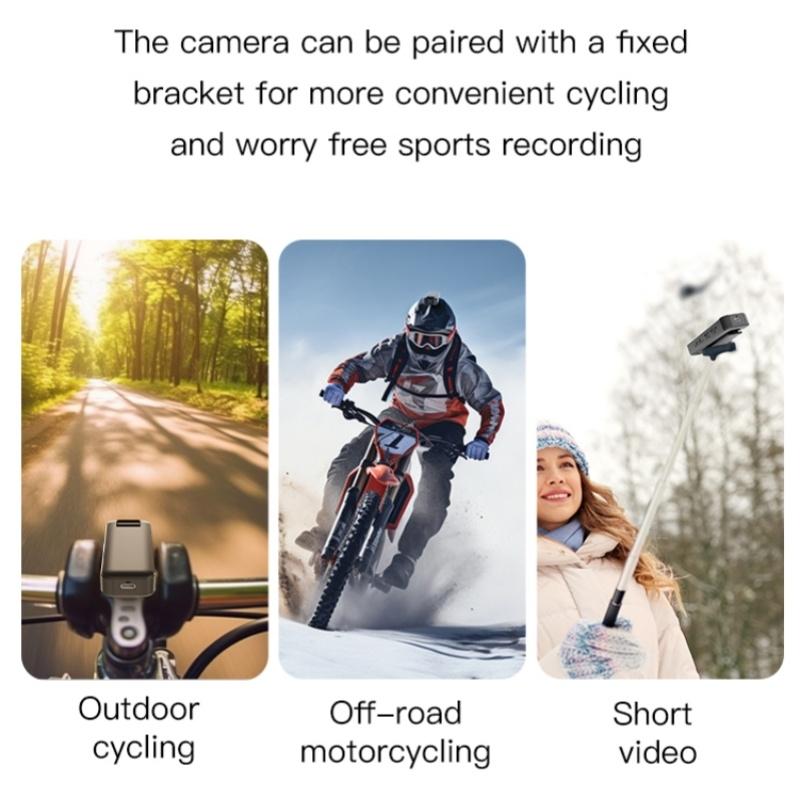 Outdoor Sports Video Camera With Night Vision And Rotatable Lens