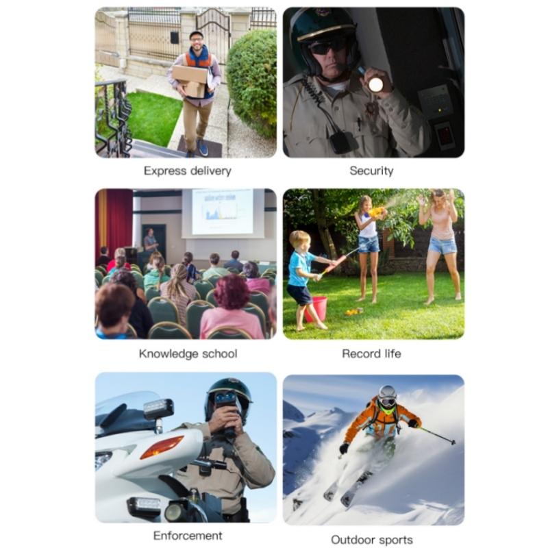 Outdoor Sports Video Camera With Night Vision And Rotatable Lens