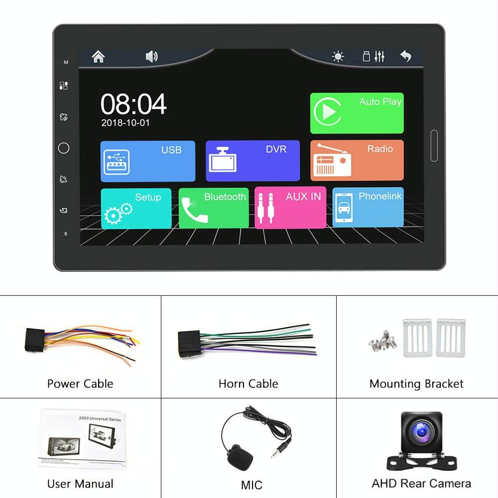 10.1 Inch Full Screen Car Mp5 Player + Ahd Camera