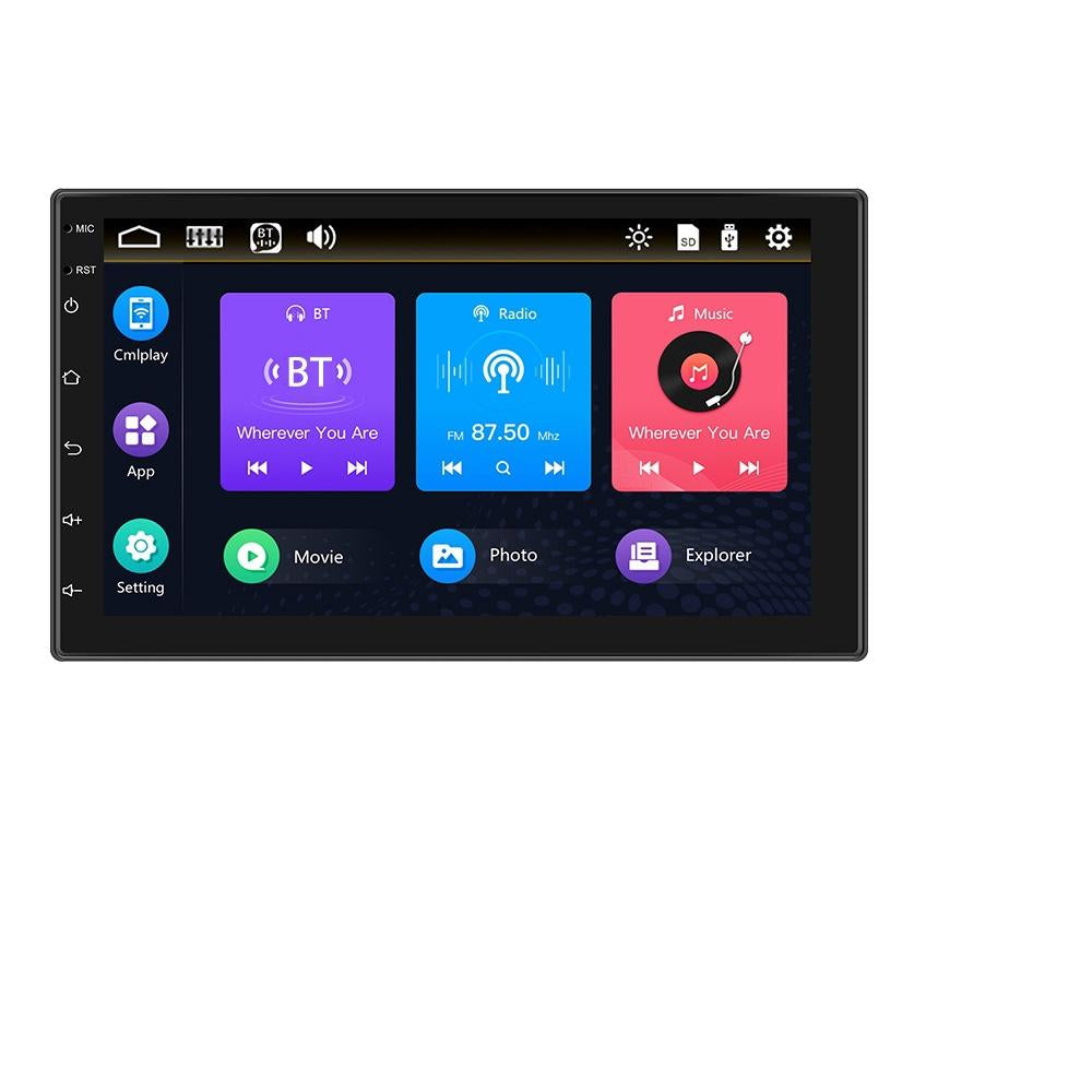 7 Inch Touch Dual Ingot Mp5 Player + Ahd Camera - Universal Bluetooth