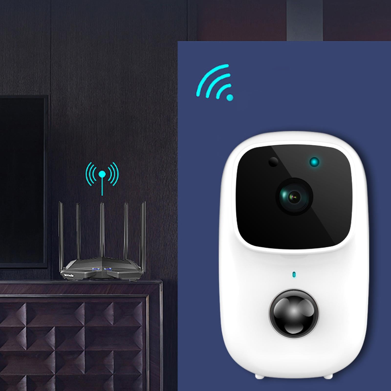 Low-Power Battery Surveillance Camera With Two-Way Intercom And Pir Motion Detection