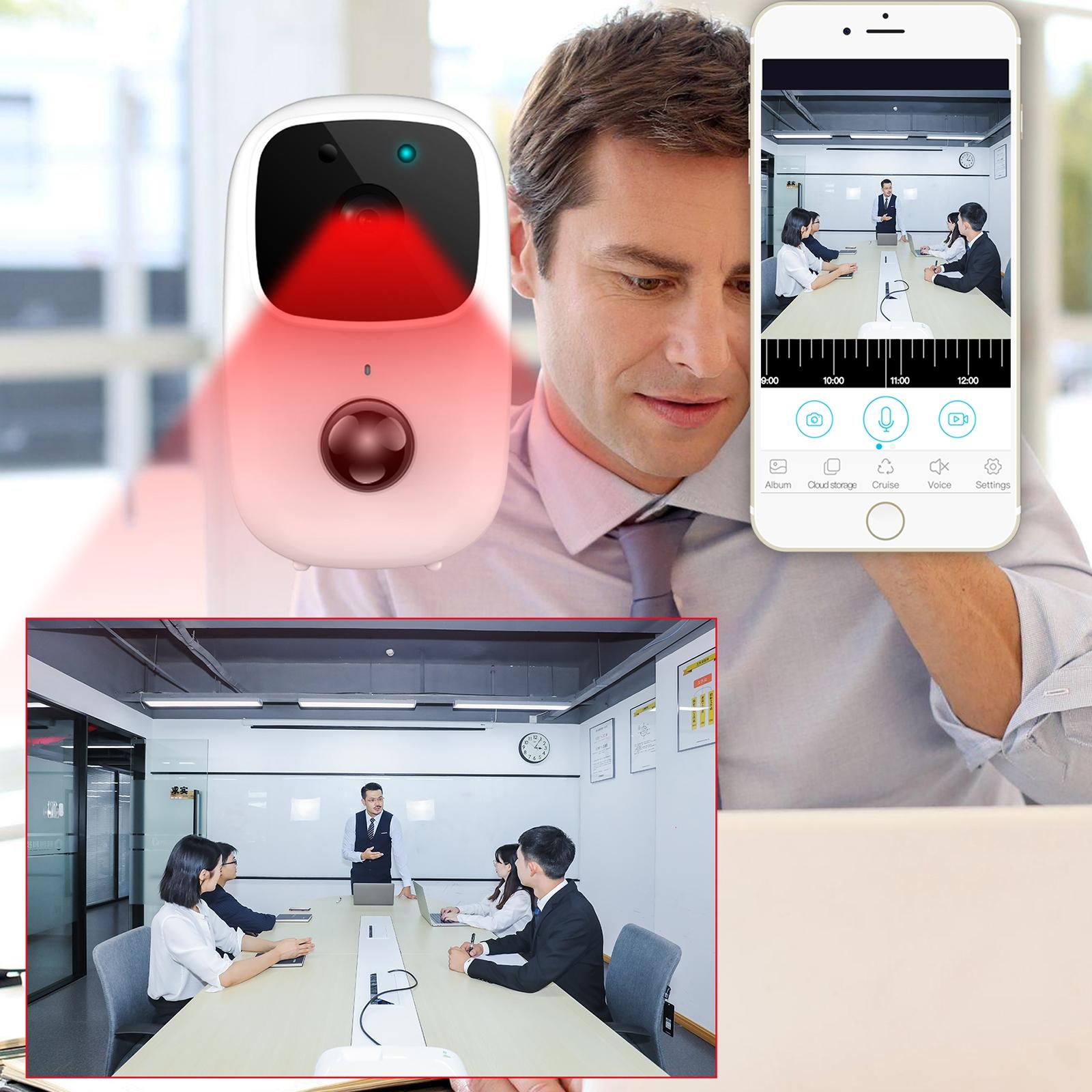 Low-Power Battery Surveillance Camera With Two-Way Intercom And Pir Motion Detection