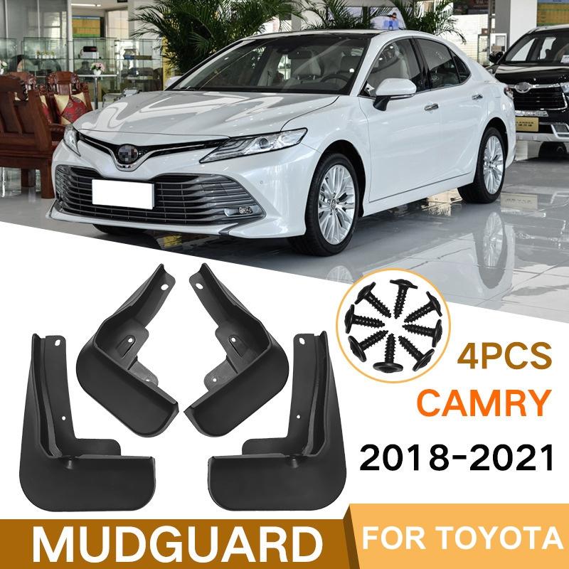 For Toyota Camry 2018-2021 4Pcs / Set Car Auto Soft Plastic Splash Flaps Fender Guard