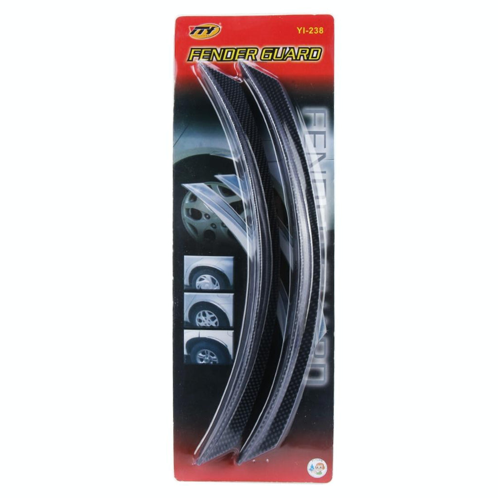 2 Pcs Car Auto Rubber Fender Guard Protection Strip Scratch Protector Sticker