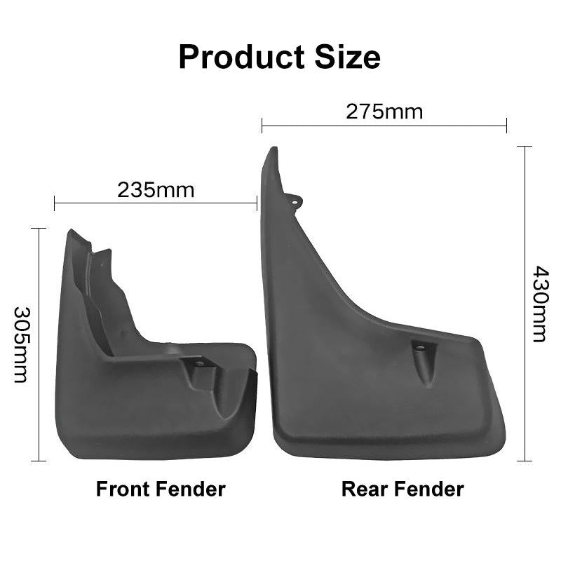 For Land Rover Freelander 2 Lr2 2007-2015 4Pcs / Set Car Auto Soft Plastic Splash Flaps Fender Guard