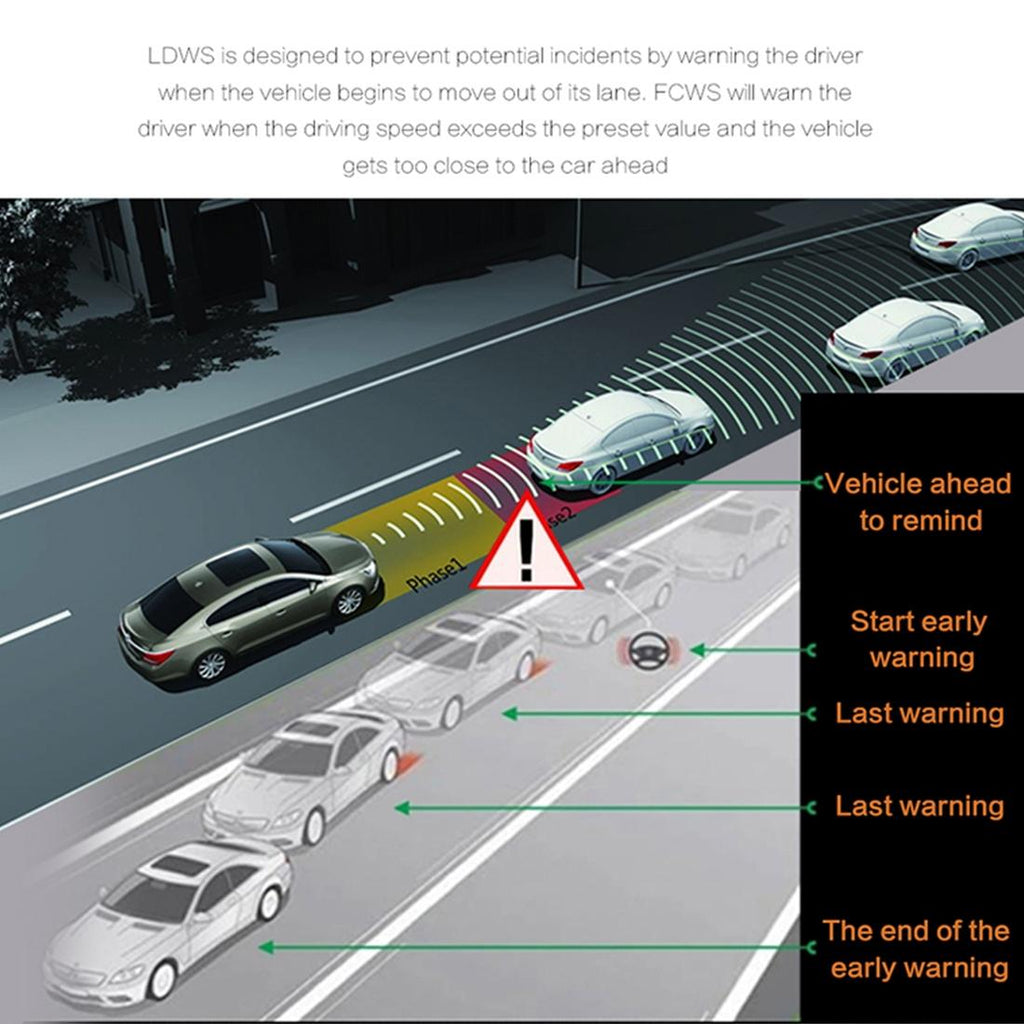 4 Hd Car Recorder with F2.0 Camera - Hd Display Video Recording