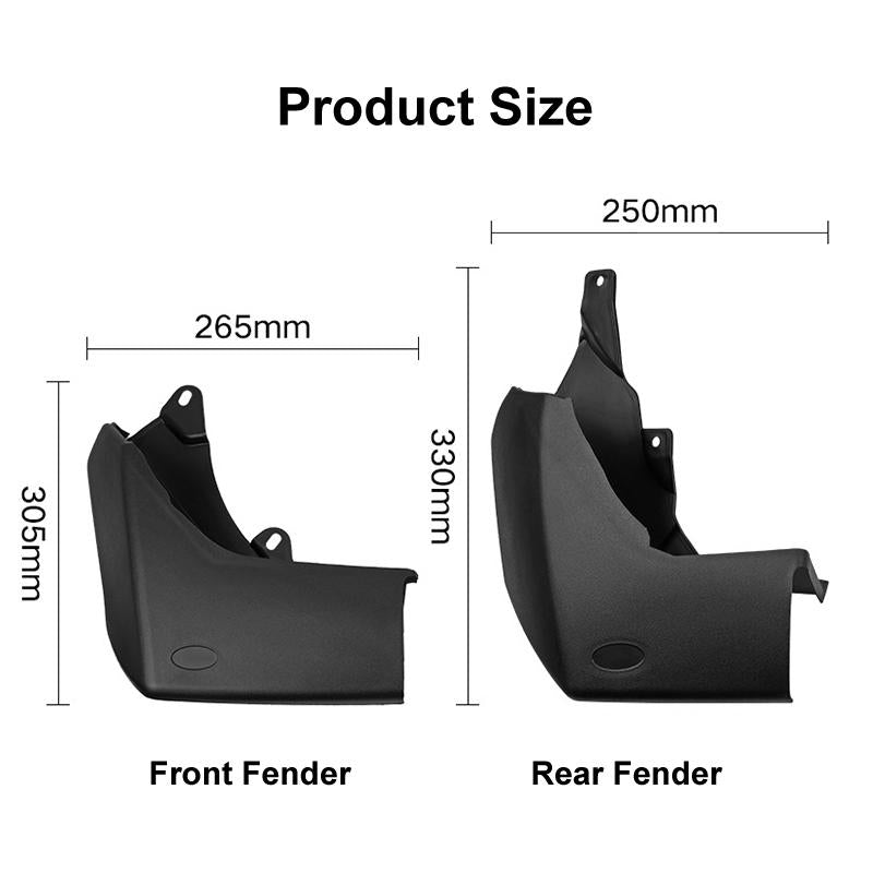 For Land Rover Discovery 4 2009-2016 4Pcs / Set Car Auto Soft Plastic Splash Flaps Fender Guard