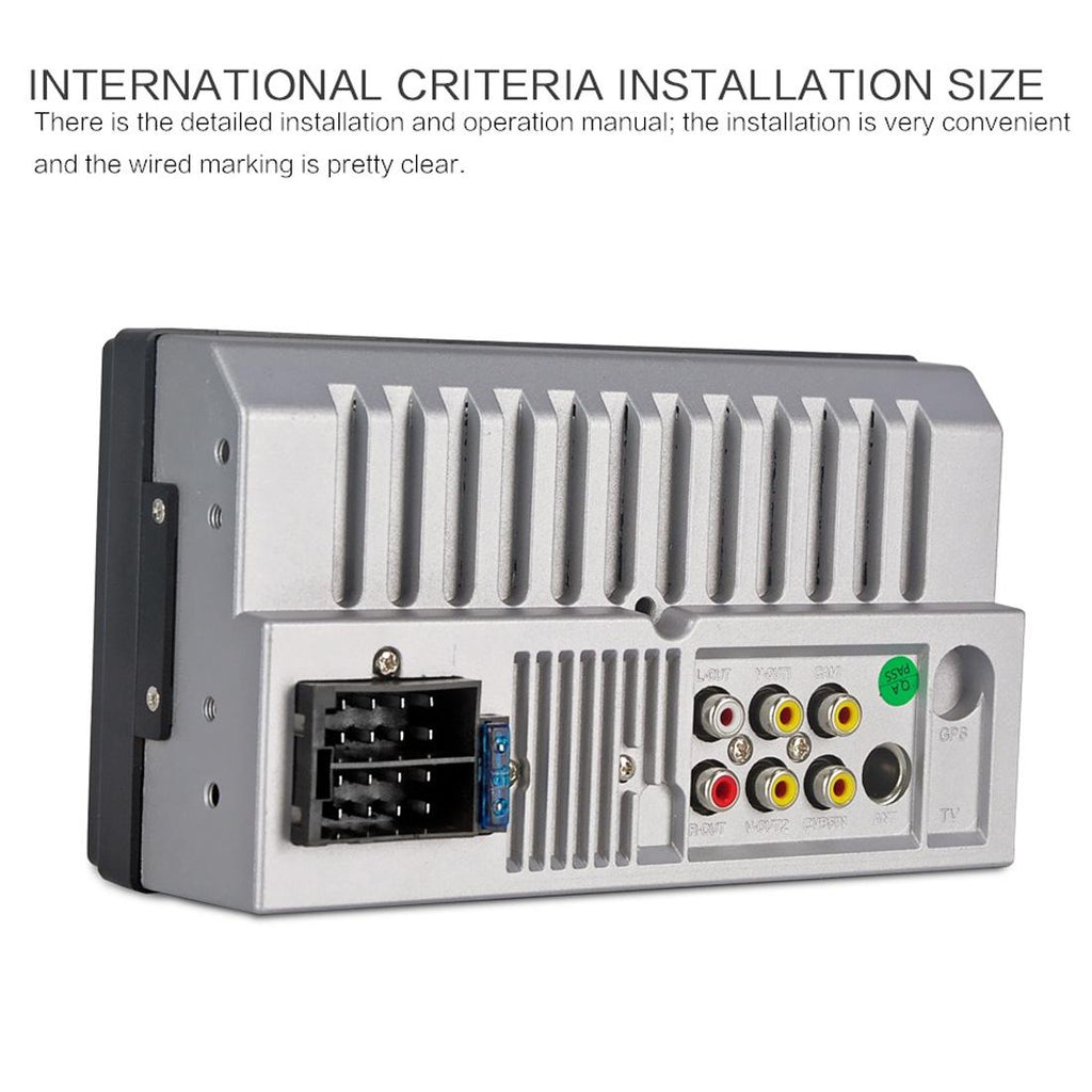 7 Inch Hd Touch Car Radio W / Bluetooth Remote Rearview Camera 6800 Module Fm / Tf / Usb