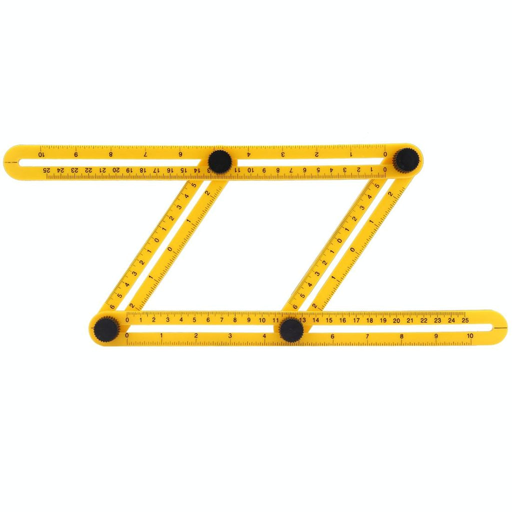 Handy Four-sided Angle Measuring Ruler for Diy Projects