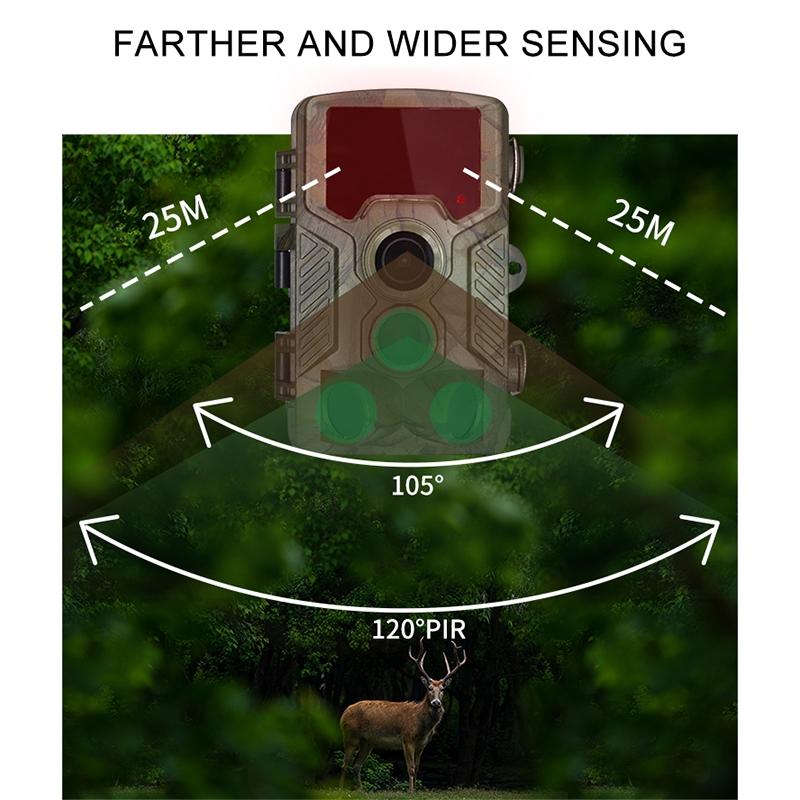 21Mp Hunting Trail Camera With 2.4 Tft Screen