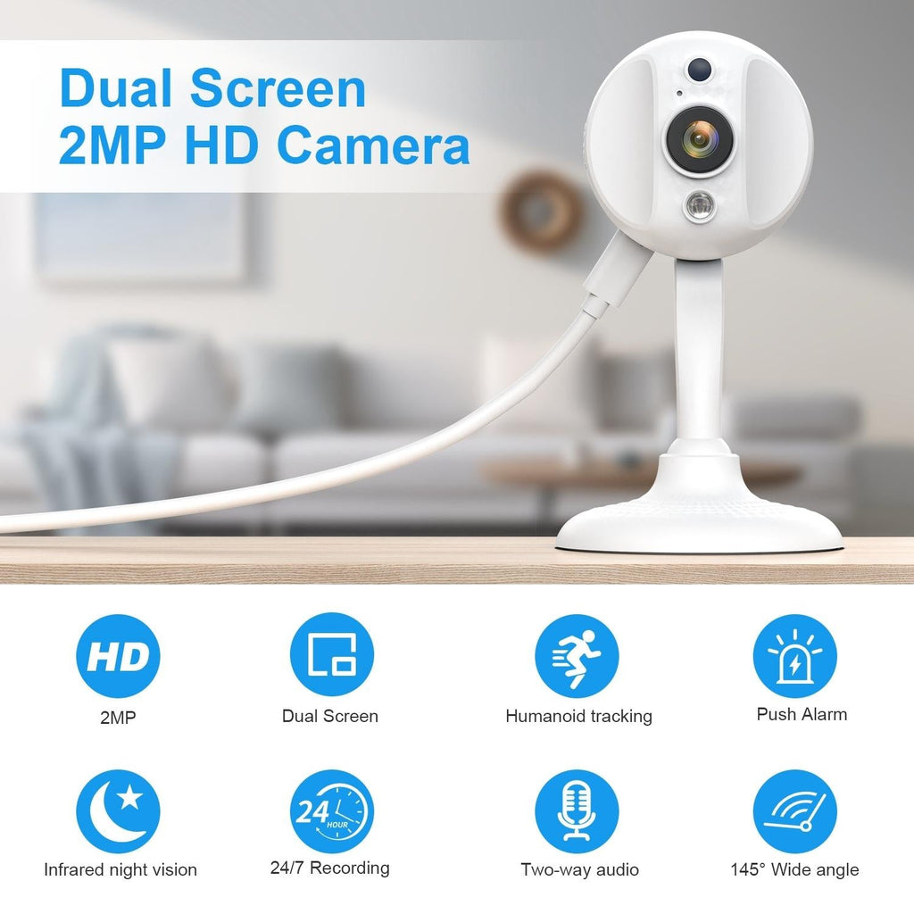 Hd Wifi Camera With Two-Way Voice Intercom For S20 Home Mobile Phone
