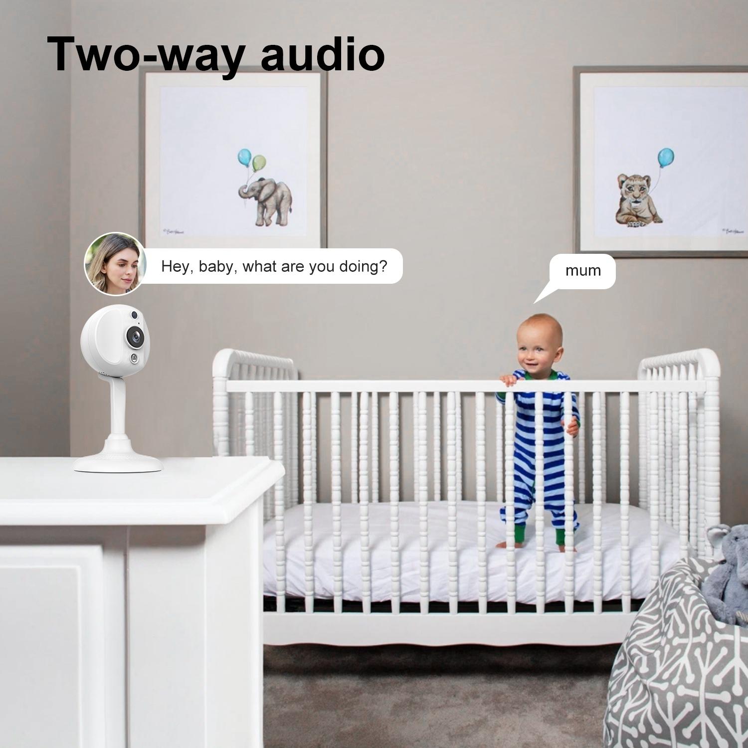 Hd Wifi Camera With Two-Way Voice Intercom For S20 Home Mobile Phone