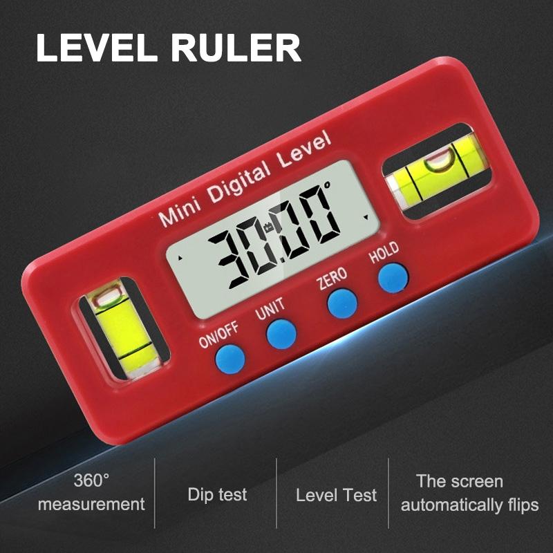 Mini Digital Magnetic Spirit Level - 100mm