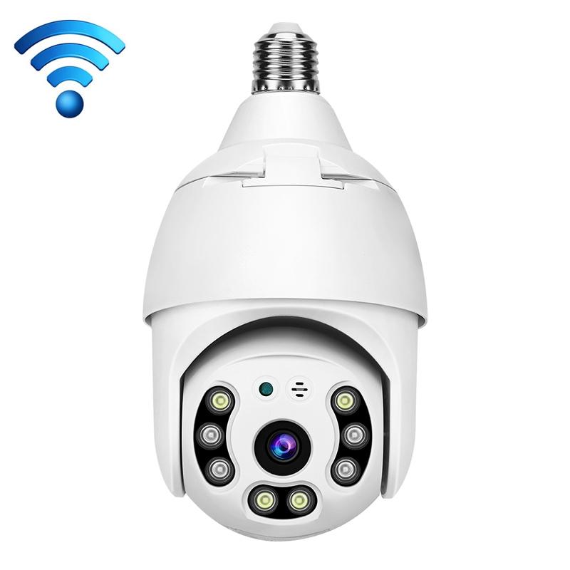 Smart Wifi Outdoor Light Bulb Camera - 1080P Hd 3.0Mp Night Vision Motion Detection Tf Card Support