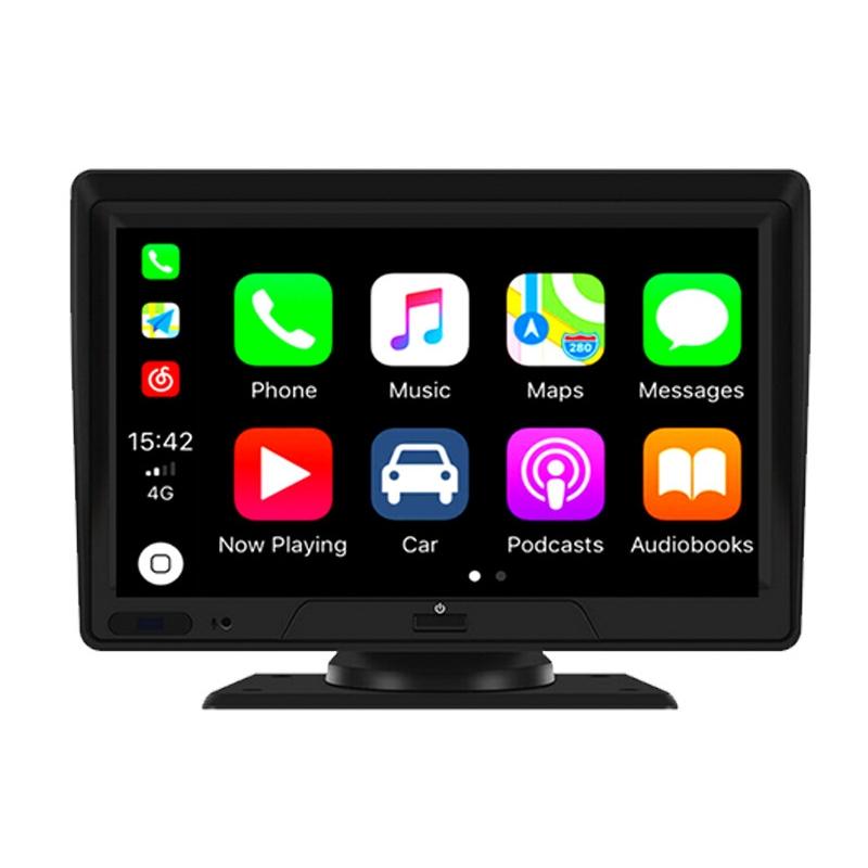 7 Touch Display Car Navigator with Dual-lens Smart Driving Recorder - Portable and Wireless