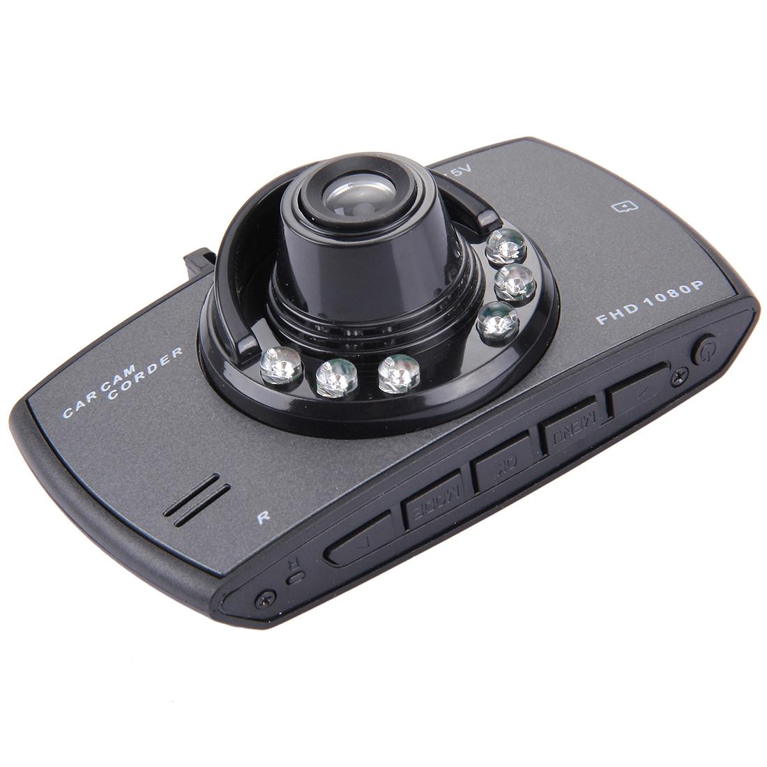 2.7 Lcd Car Dvr Camera with 480p Resolution and 120 Degree Wide Angle View