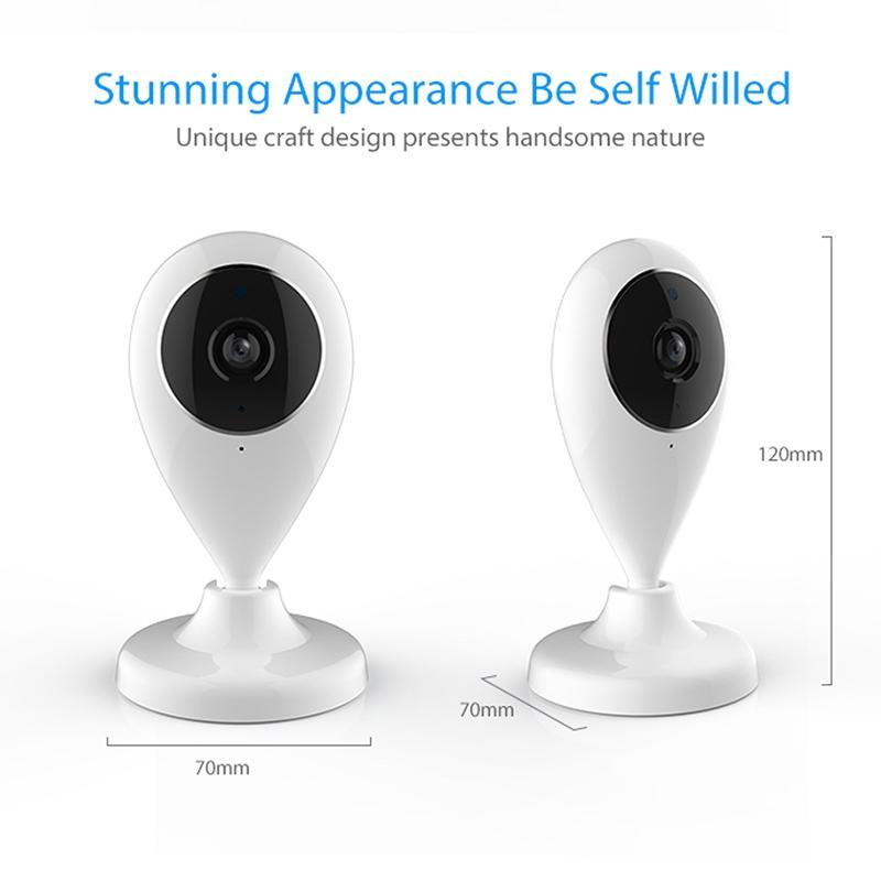 Wireless Ip Camera With Night Vision & Remote Control