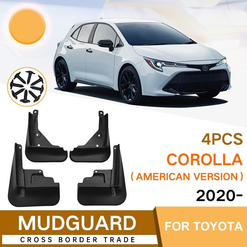 For Toyota Corolla 2020-2023 Us 4Pcs / Set Car Auto Soft Plastic Splash Flaps Fender Guard