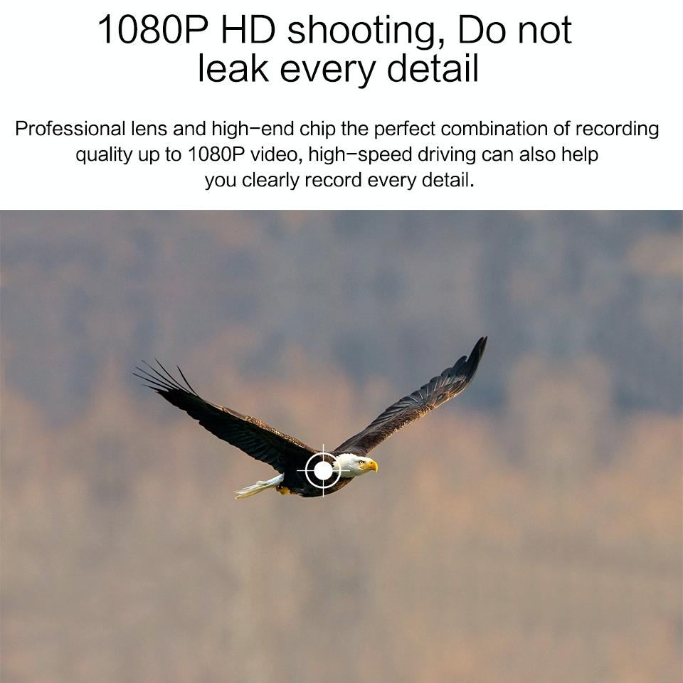 7 Lcd Touch Screen Rear View Mirror Car Recorder with Separate Camera