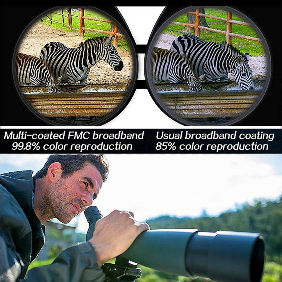 High Definition 25-75X70 Zoom Monocular Telescope For Outdoor Use