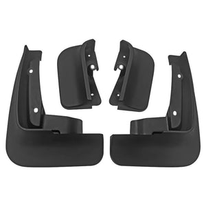 For Multivan Carvelle T5 / T6 2008-2020 4Pcs / Set Car Auto Soft Plastic Splash Flaps Fender Guard