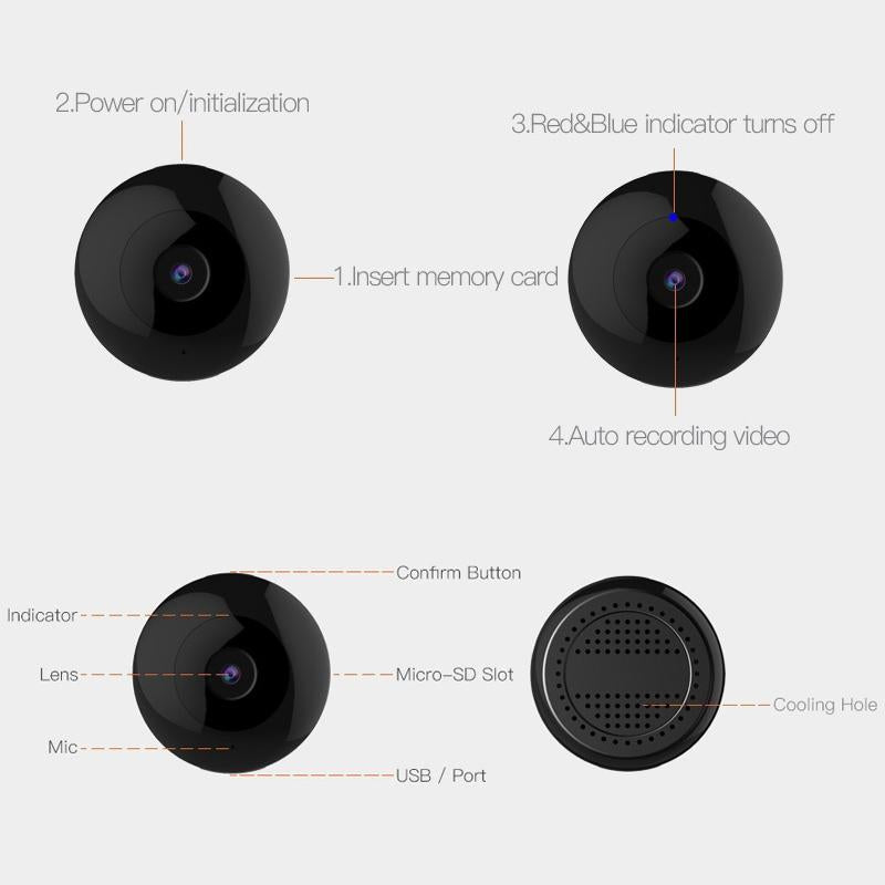 Smart Bluetooth Camera With Hd Night Vision And Wifi Remote Monitoring