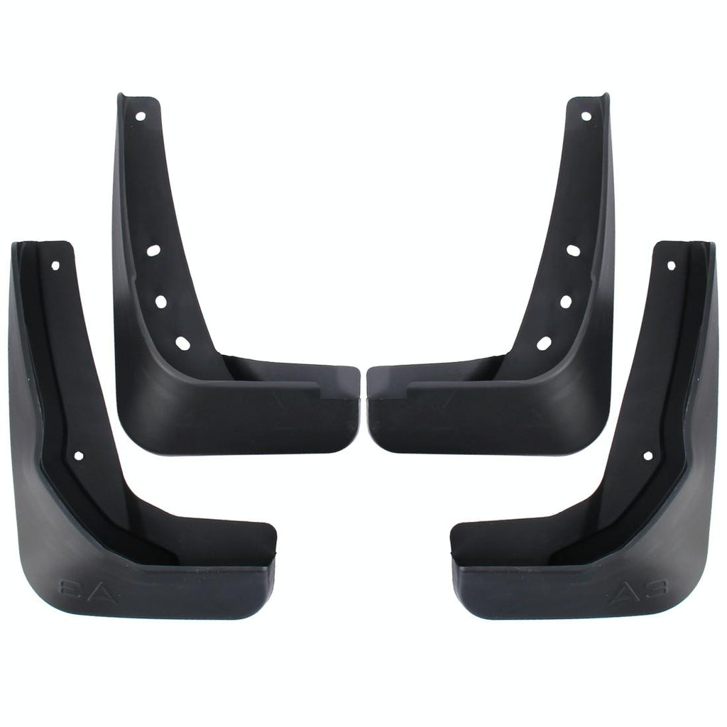 4 Pcs Car Auto Semi-Rigid Pvc Splash Flaps Fender Guard For Audi A3 Sedan 2014