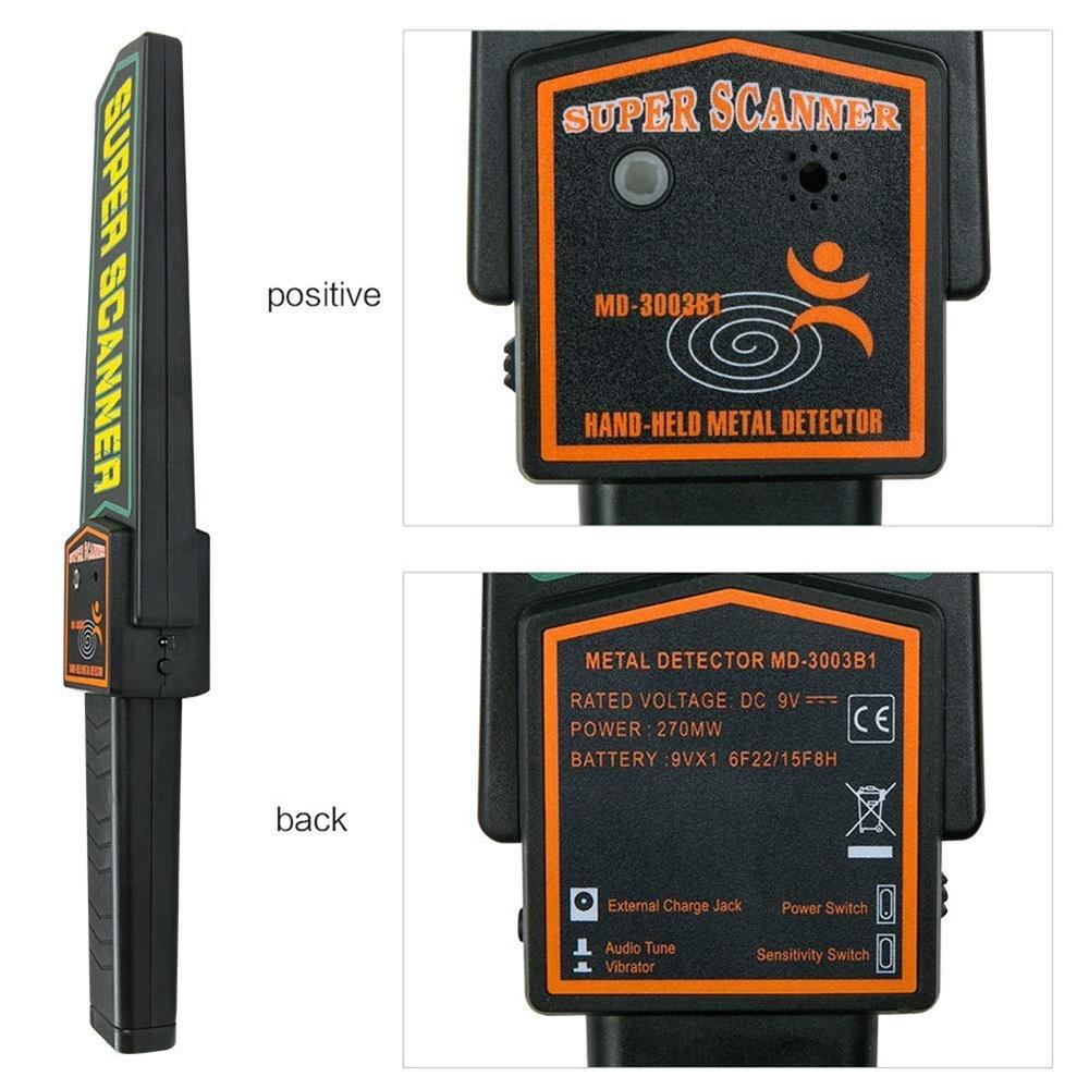 Hand-held Metal Detector - 60mm Detection Distance