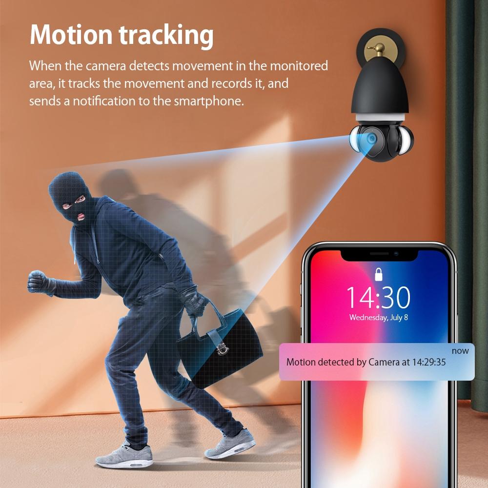 5Mp Floodlight Camera Bulb - E27