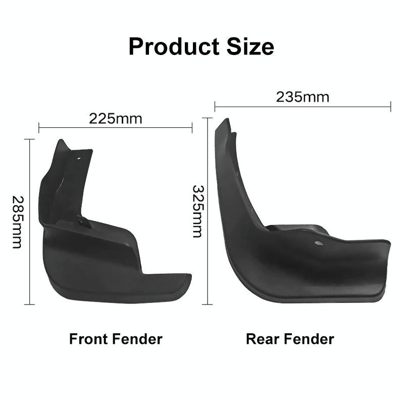 For Nissan Qashqai 2015-2021 4Pcs / Set Car Auto Soft Plastic Splash Flaps Fender Guard