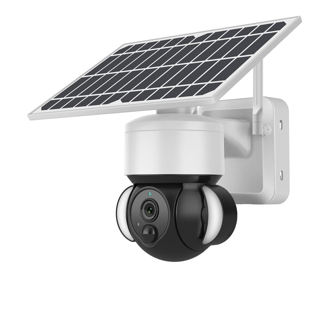 Solar Wifi Ptz Camera With Pir Detection - 2.4G - Battery Powered