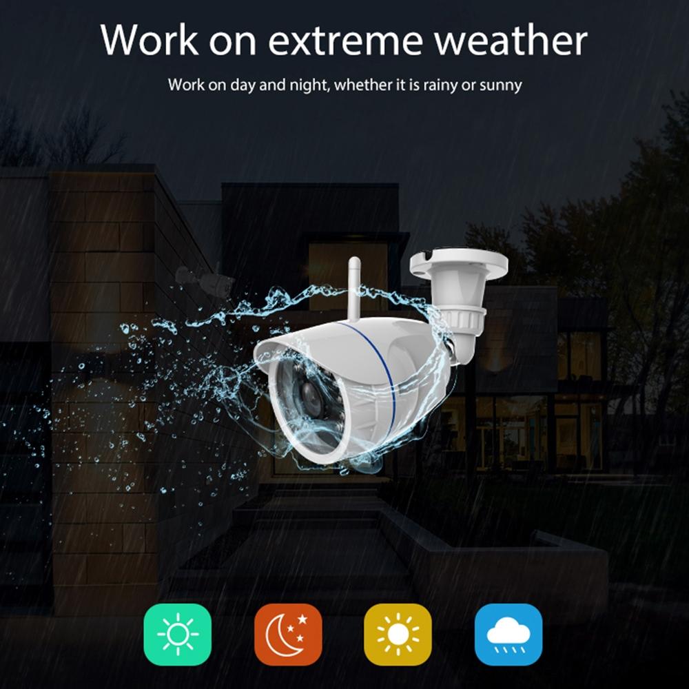 Outdoor Wifi Ip Camera With Night Vision & Remote Control - Waterproof