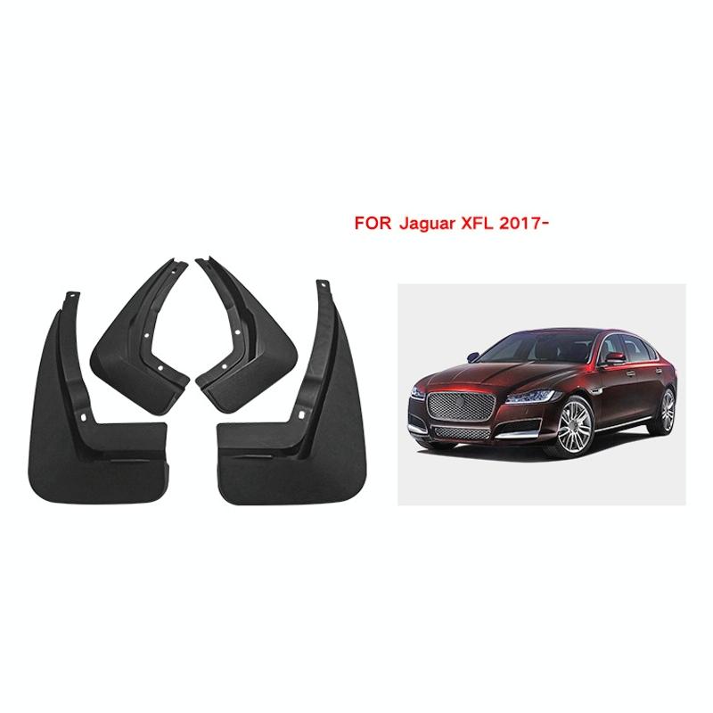 For Jaguar Xfl 2016 4Pcs / Set Car Auto Soft Plastic Splash Flaps Fender Guard