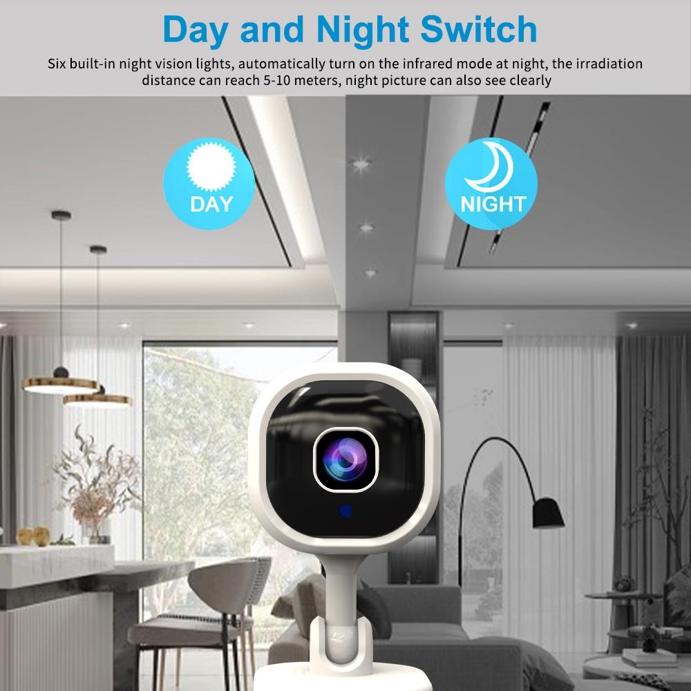 Wireless Camera With Motion Detection Two-Way Audio Night Vision