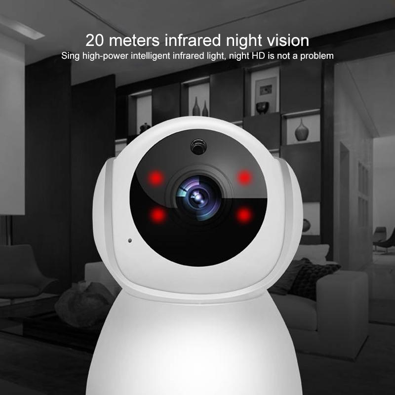 Smart Wifi Camera With Night Vision - 720P Remote Control