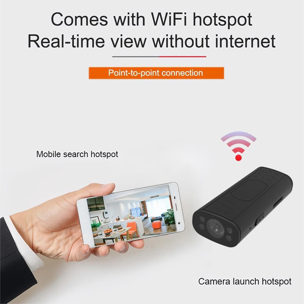 Wireless Smart Camera With Motion Detection And Night Vision