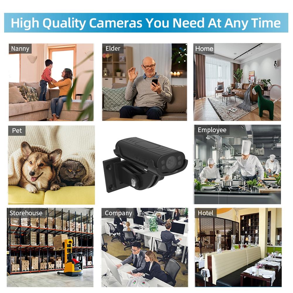 Wireless Smart Camera With Motion Detection And Night Vision