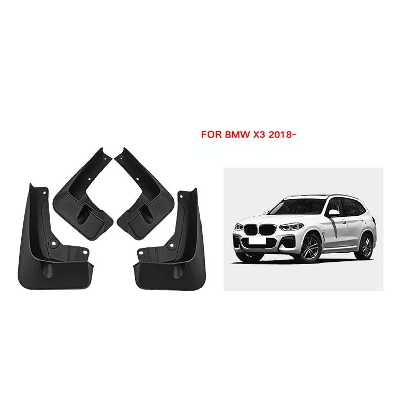 For Bmw X3 2018-2023 4Pcs / Set Car Auto Soft Plastic Splash Flaps Fender Guard