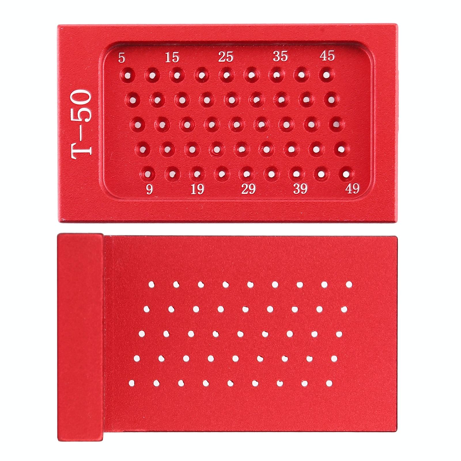 Woodworking L-shaped Ruler for Marking and Fixing - T50 Aluminum Alloy