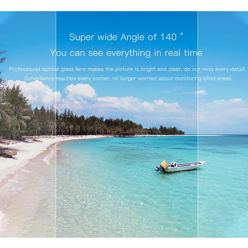 Wireless Wifi Surveillance Camera - 720P Hd 140 Degree Wide Angle