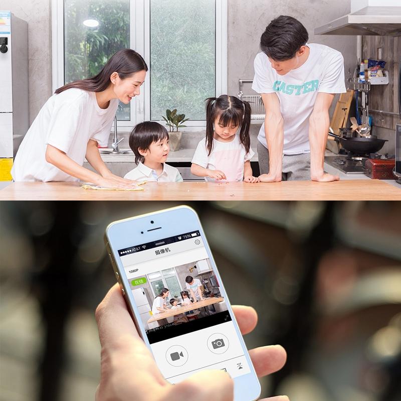 Wireless Wifi Surveillance Camera - 720P Hd 140 Degree Wide Angle