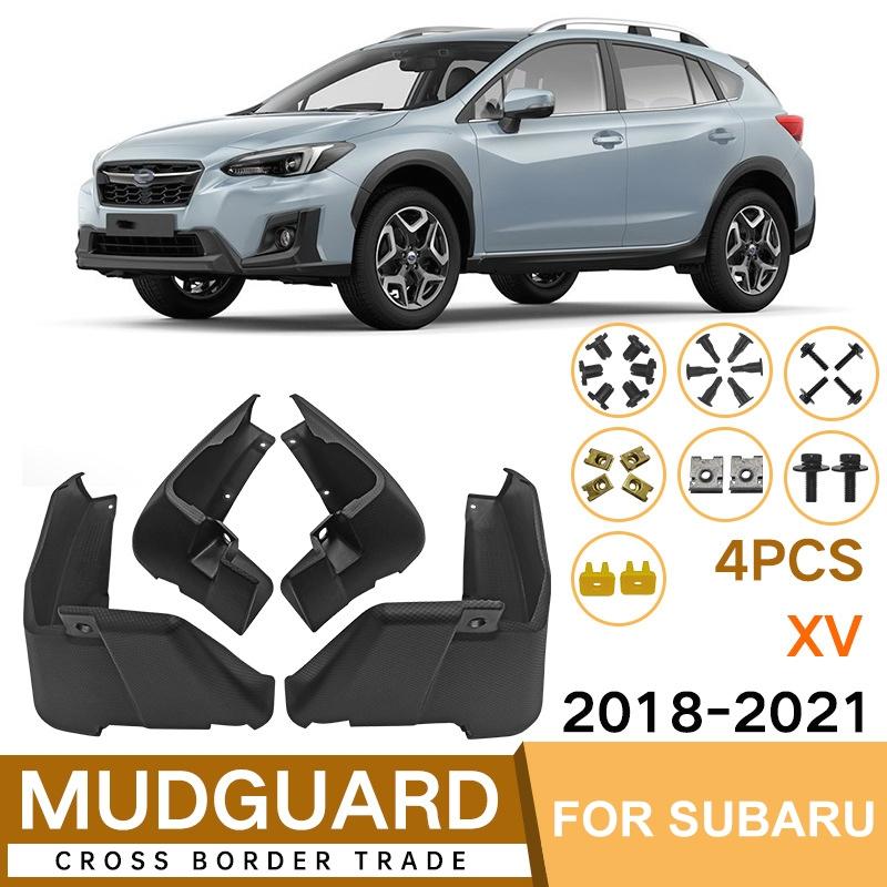 For Subaru Xv 2018-2021 4Pcs / Set Car Auto Soft Plastic Splash Flaps Fender Guard