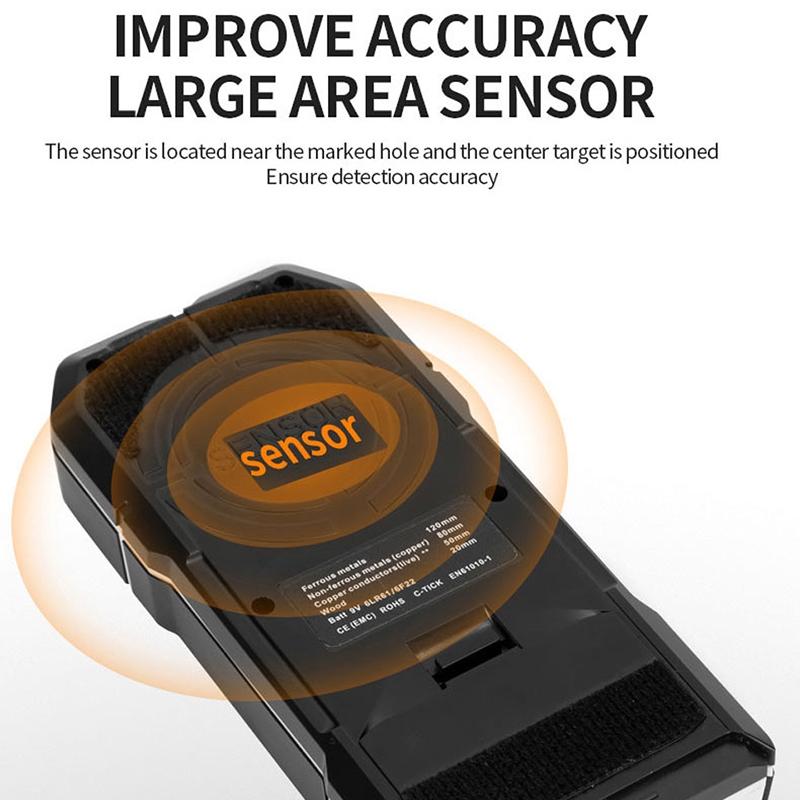 4-in-1 Wall Wiring Wood Metal Detector - Gd216