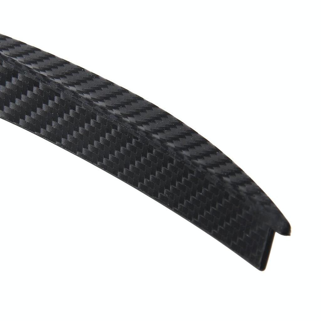 2 Pcs 45Cm Car Stickers Rubber Large Round Arc Strips Universal Fender Flares Wheel Eyebrow Decal Sticker Eyebrow Car-Covers Black Striped Round Arc Strips - 54Cm