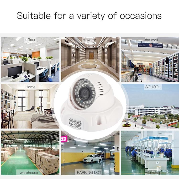 36 Led Infrared Camera With 3.6Mm Lens - 20M Ir Distance - Abs Material