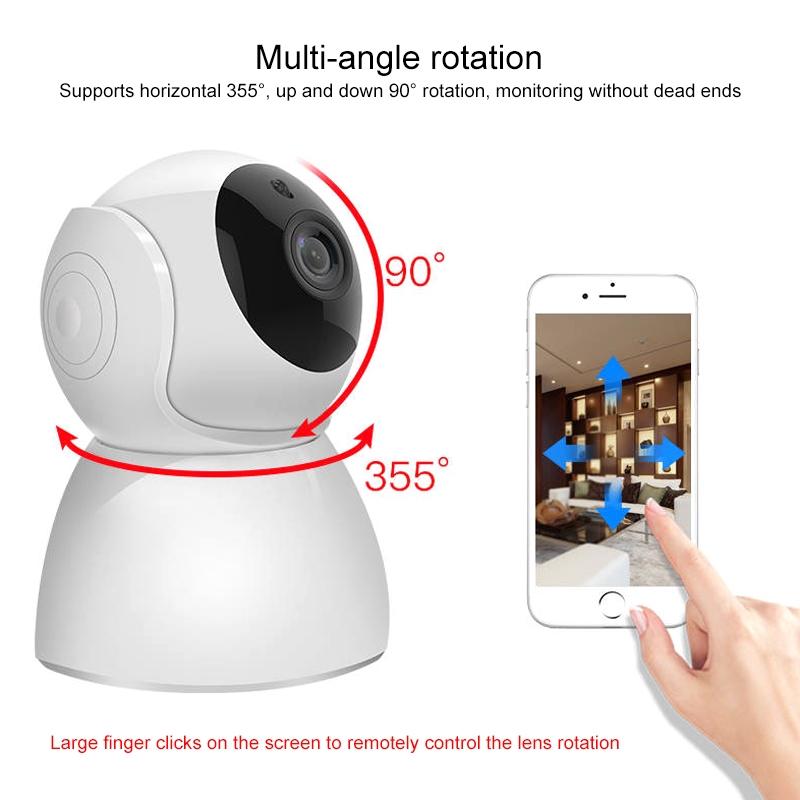 Smart Wifi Camera With Night Vision - 1080P Remote Control